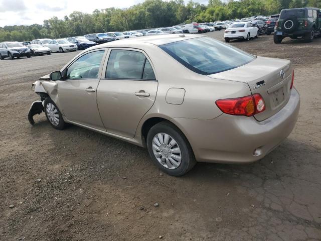 2T1BU40EX9C057289 - 2009 TOYOTA COROLLA BASE ოქროსფერი ფოტო 2
