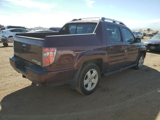 5FPYK1F5XDB012662 - 2013 HONDA RIDGELINE RTL MAROON photo 3