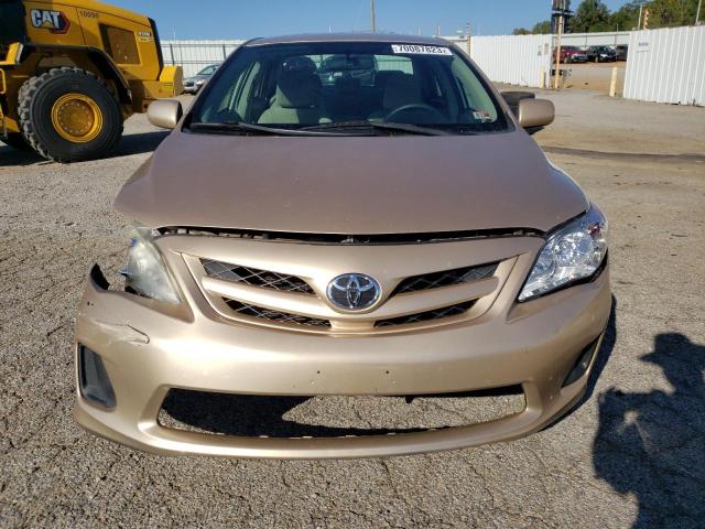 5YFBU4EE2CP024450 - 2012 TOYOTA COROLLA LE BASE GOLD photo 5