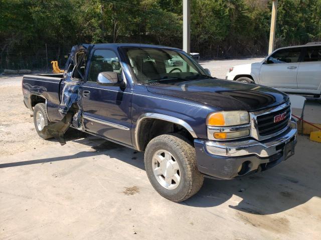 2GTEK19B351217161 - 2005 GMC NEW SIERRA K1500 BLUE photo 4