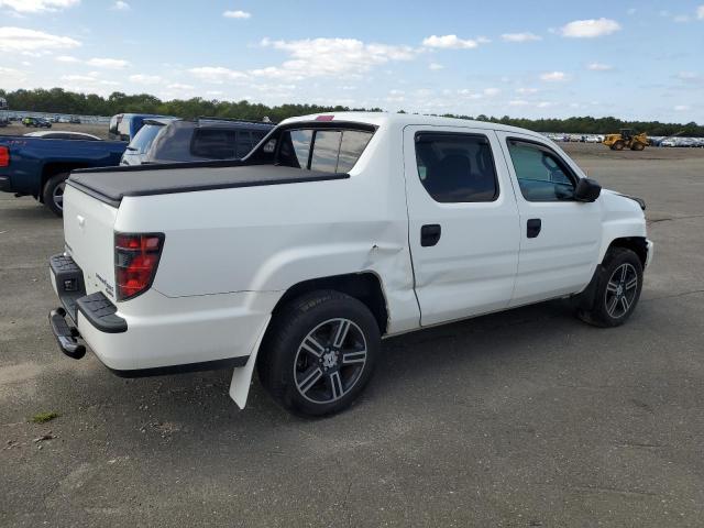 5FPYK1F77EB003310 - 2014 HONDA RIDGELINE SPORT WHITE photo 3