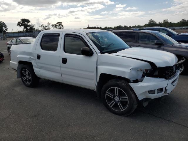 5FPYK1F77EB003310 - 2014 HONDA RIDGELINE SPORT WHITE photo 4