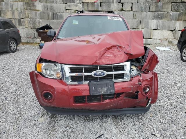 1FMCU0D75CKA34478 - 2012 FORD ESCAPE XLT BURGUNDY photo 5