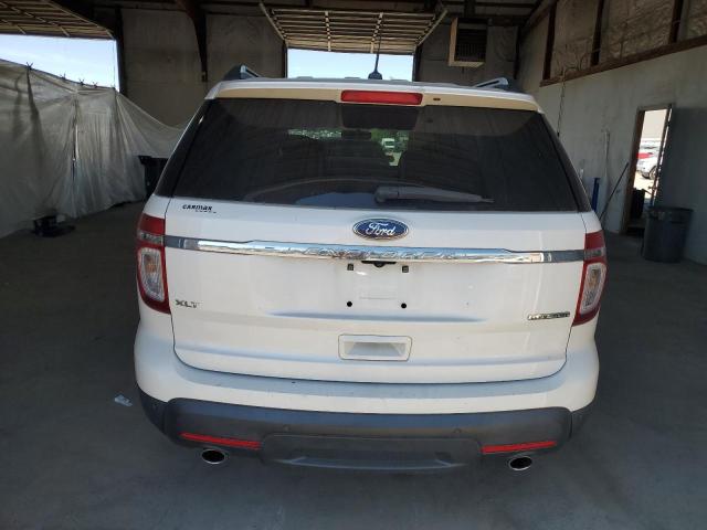 1FM5K7D84FGC23100 - 2015 FORD EXPLORER XLT WHITE photo 6