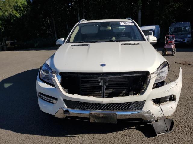4JGDA5HB9DA248275 - 2013 MERCEDES-BENZ ML 350 4MATIC WHITE photo 5