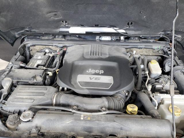 1C4HJWEG9HL660928 - 2017 JEEP WRANGLER U SAHARA BLACK photo 12