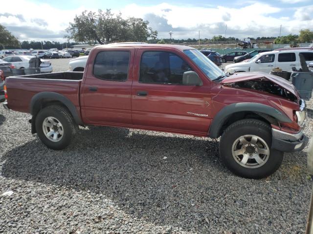 5TEGN92N42Z010272 - 2002 TOYOTA TACOMA DOUBLE CAB PRERUNNER BURGUNDY photo 4