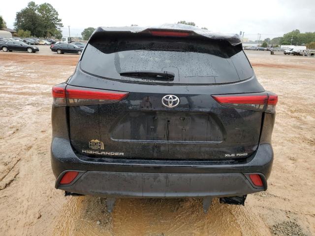 5TDGZRBH9LS507542 - 2020 TOYOTA HIGHLANDER XLE BLACK photo 6