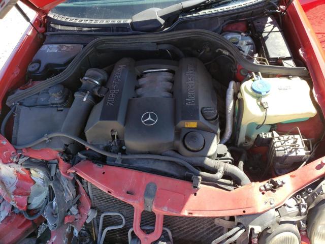 WDBLJ65G72T128125 - 2002 MERCEDES-BENZ CLK 320 RED photo 11