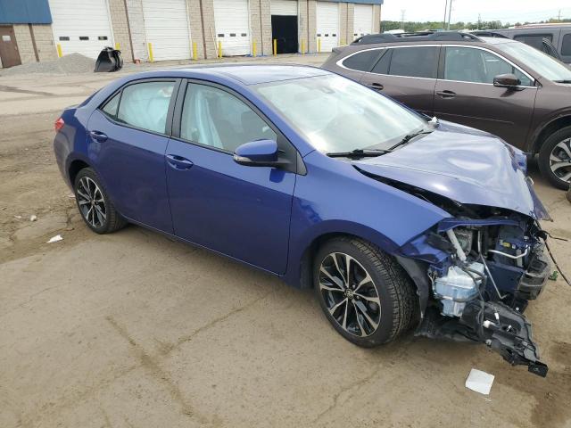 2T1BURHE5HC874699 - 2017 TOYOTA COROLLA L 蓝色 照片 4