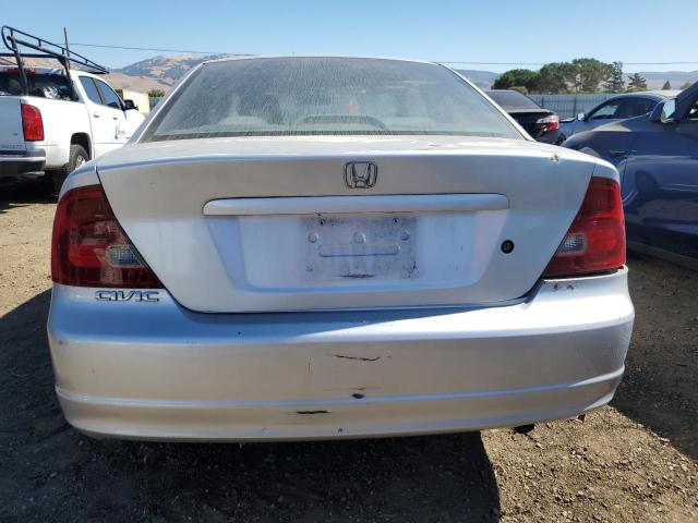 1HGEM22951L010283 - 2001 HONDA CIVIC SI SILVER photo 6