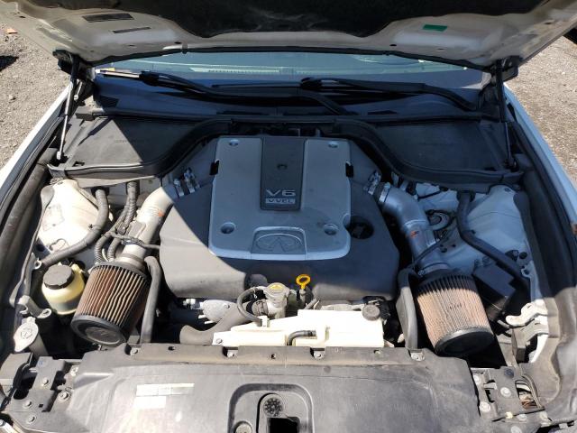 JN1CV6FE0AM352657 - 2010 INFINITI G37 BASE Սպիտակ լուսանկար 11