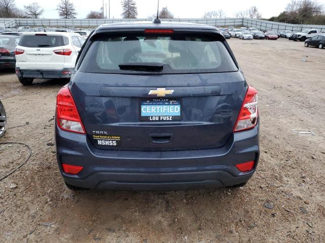 3GNCJKSB2JL391863 - 2018 CHEVROLET TRAX LS BLUE photo 6