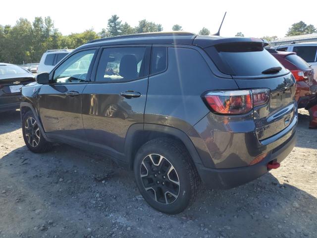 3C4NJDDBXLT123639 - 2020 JEEP COMPASS TRAILHAWK GRAY photo 2