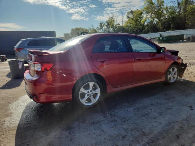 5YFBU4EE2CP027400 - 2012 TOYOTA COROLLA BASE Қызыл фото 3