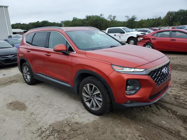 5NMS33AD8KH046388 - 2019 HYUNDAI SANTA FE SEL MAROON photo 4