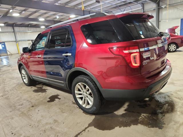 1FM5K8D83DGA14594 - 2013 FORD EXPLORER XLT Двокольоровий фото 2