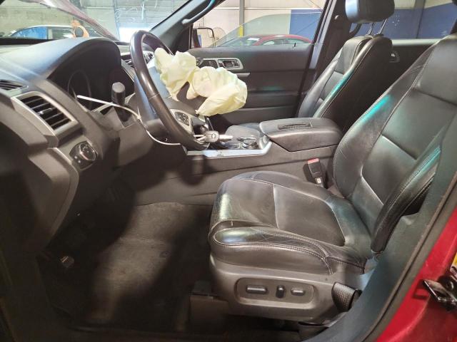 1FM5K8D83DGA14594 - 2013 FORD EXPLORER XLT Двокольоровий фото 7
