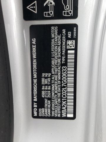 WBA2K1C02L7G00633 - 2020 BMW 230XI SILVER photo 13