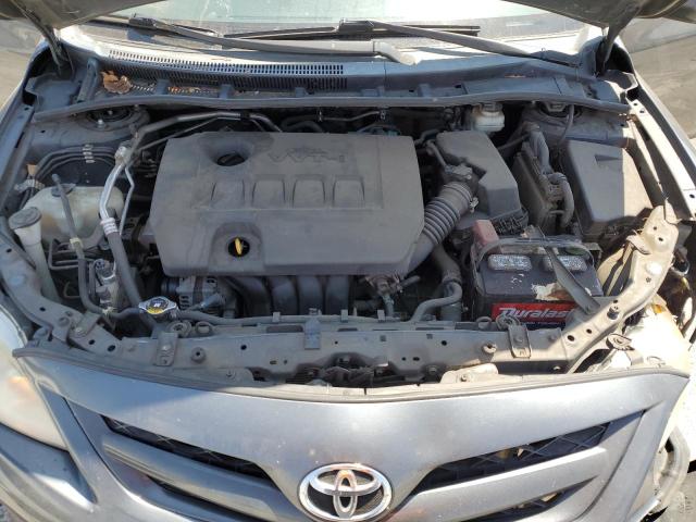 2T1BU4EEXCC829984 - 2012 TOYOTA COROLLA BASE Szary zdjęcie 11
