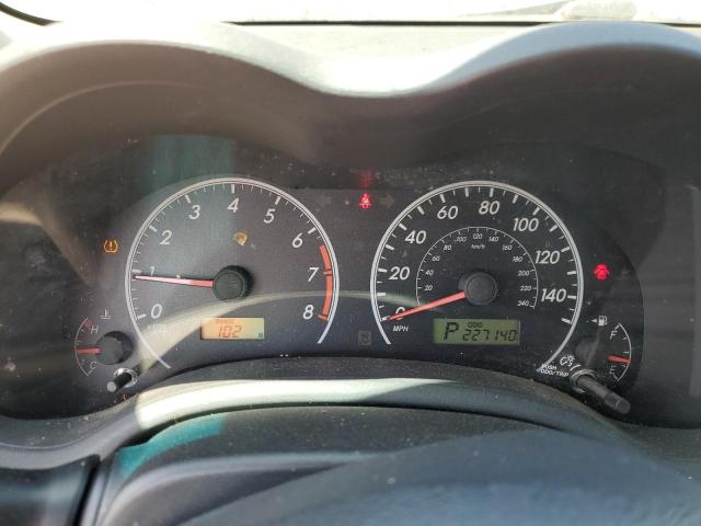 2T1BU4EEXCC829984 - 2012 TOYOTA COROLLA BASE Szary zdjęcie 9