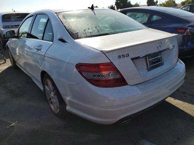 WDDGF56X38F136054 - 2008 MERCEDES-BENZ C 350 WHITE photo 2