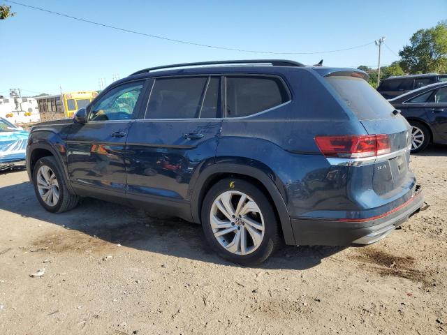 1V2HR2CA9MC536411 - 2021 VOLKSWAGEN ATLAS SE Синий фото 2