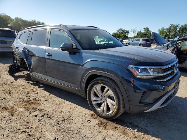 1V2HR2CA9MC536411 - 2021 VOLKSWAGEN ATLAS SE Синий фото 4