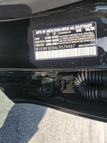 W1KWF8EB4LR574687 - 2020 MERCEDES-BENZ C 300 4MATIC BLACK photo 12