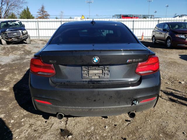 WBA2J7C53JVB28436 - 2018 BMW M240XI BLACK photo 6