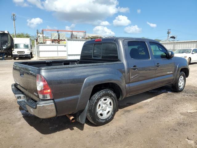 5TFJX4CN6CX011711 - 2012 TOYOTA TACOMA DOUBLE CAB გრაფიტი ფოტო 3