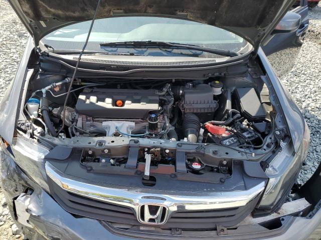 2HGFB2F50CH325056 - 2012 HONDA CIVIC LX GRAY photo 11