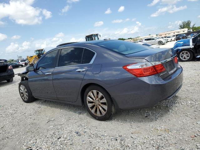 1HGCR2F81DA087677 - 2013 HONDA ACCORD EXL GRAY photo 2