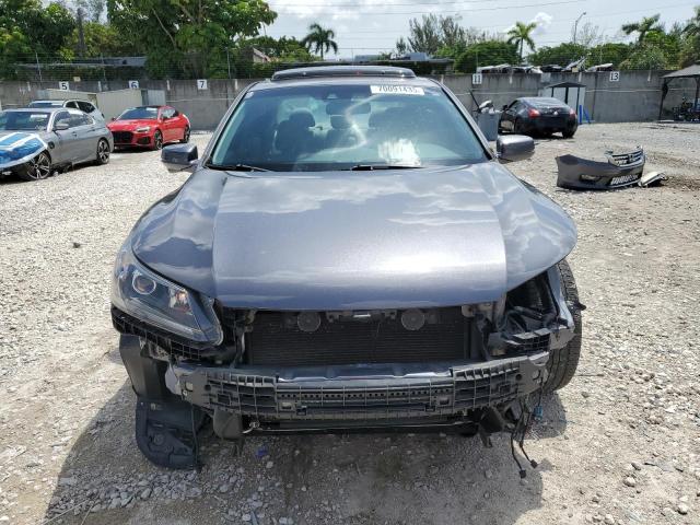 1HGCR2F81DA087677 - 2013 HONDA ACCORD EXL GRAY photo 5