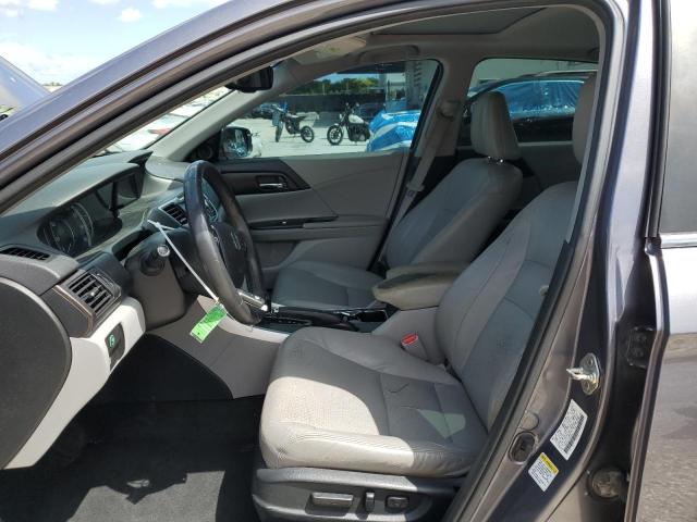 1HGCR2F81DA087677 - 2013 HONDA ACCORD EXL GRAY photo 7