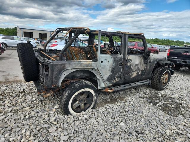 1C4HJWDG2CL262616 - 2012 JEEP WRANGLER U SPORT Schwarz Foto 3