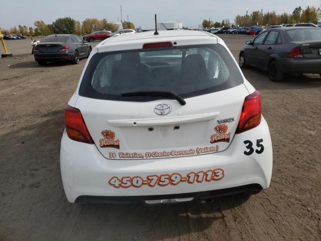 VNKJTUD37GA056861 - 2016 TOYOTA YARIS L WHITE photo 6