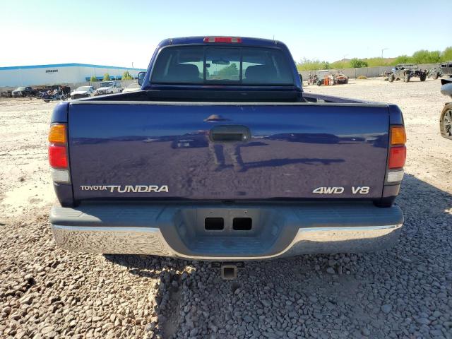 5TBBT441XYS037150 - 2000 TOYOTA TUNDRA ACCESS CAB BLUE photo 6