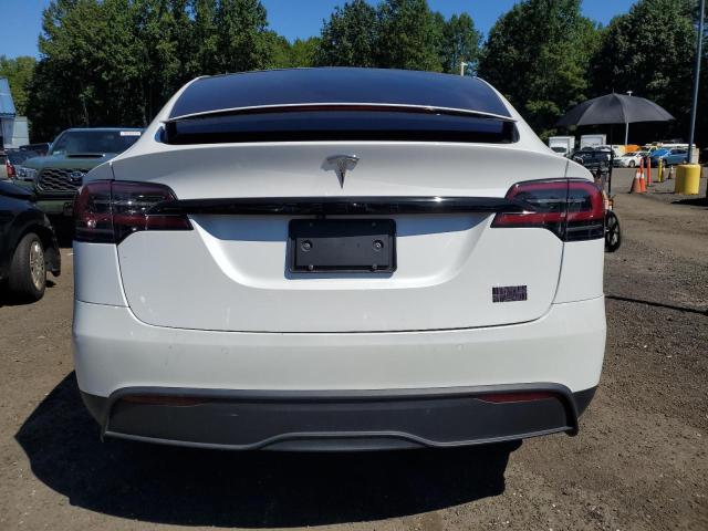 7SAXCBE64NF336714 - 2022 TESLA MODEL X თეთრი ფოტო 6