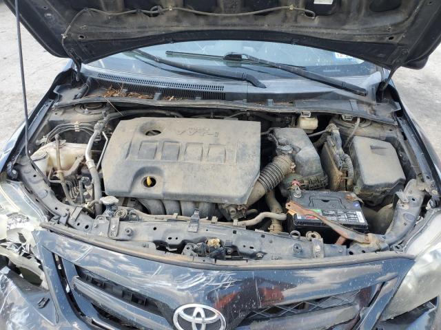 5YFBU4EE3CP062818 - 2012 TOYOTA COROLLA BASE Noir photo 11