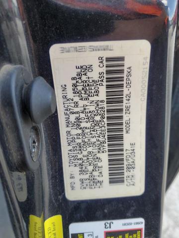 5YFBU4EE3CP062818 - 2012 TOYOTA COROLLA BASE Noir photo 12