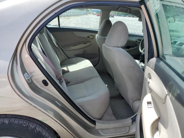 1NXBU40E99Z042605 - 2009 TOYOTA COROLLA BASE 金色 照片 10