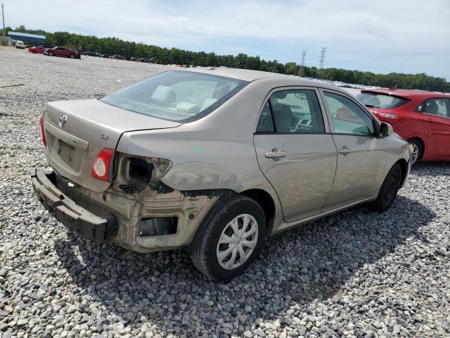 1NXBU40E99Z042605 - 2009 TOYOTA COROLLA BASE 金色 照片 3