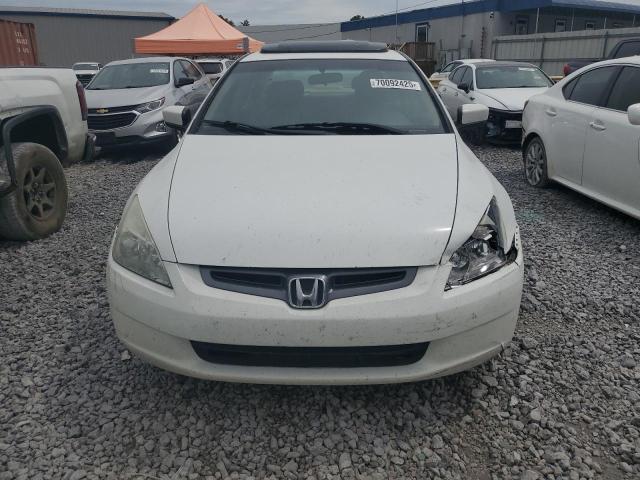1HGCM66514A063259 - 2004 HONDA ACCORD EX WHITE photo 5
