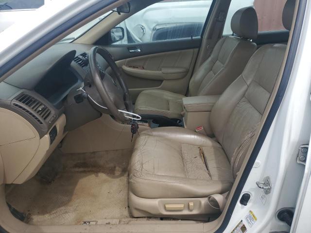 1HGCM66514A063259 - 2004 HONDA ACCORD EX WHITE photo 7