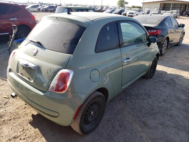 3C3CFFAR0FT690182 - 2015 FIAT 500 POP GREEN photo 3