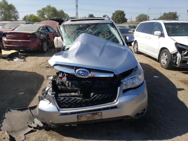 JF2SJAHC3FH522627 - 2015 SUBARU FORESTER 2.5I LIMITED SILVER photo 5