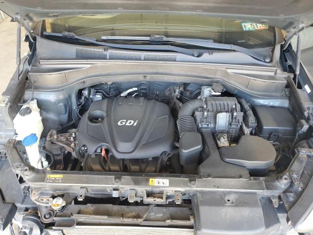 5XYZUDLB9DG062707 - 2013 HYUNDAI SANTA FE S GREEN photo 12