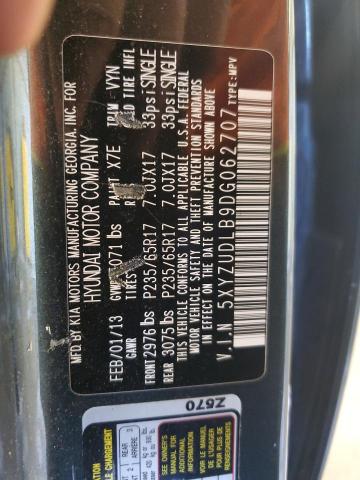 5XYZUDLB9DG062707 - 2013 HYUNDAI SANTA FE S GREEN photo 14