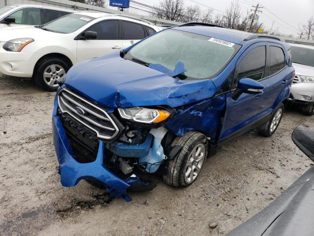 MAJ3S2GE7LC312829 - 2020 FORD ECOSPORT SE BLUE photo 1